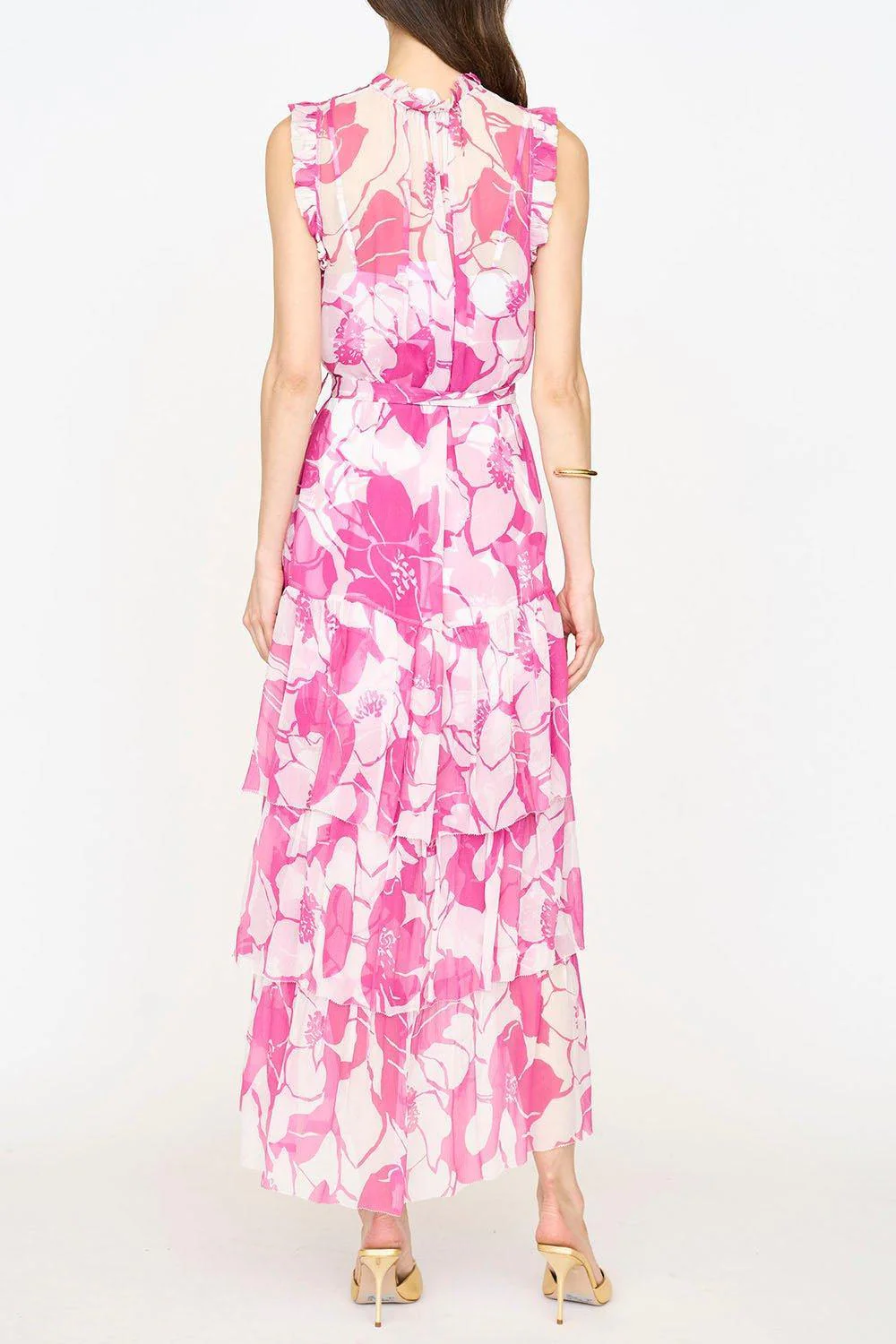Christian Dress - Pink Floral - Image 4
