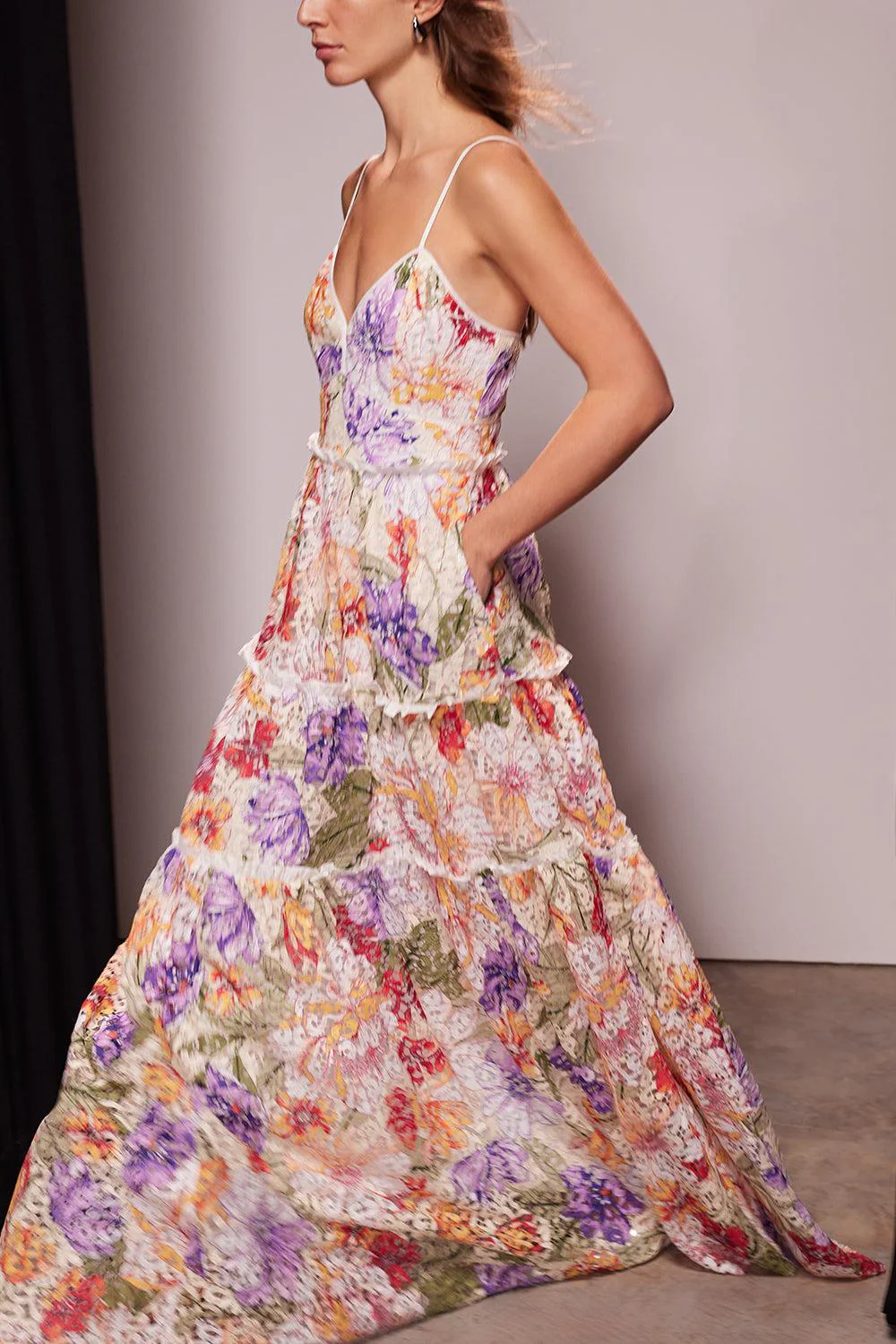 Demi Dress - White Bouquet - Image 2