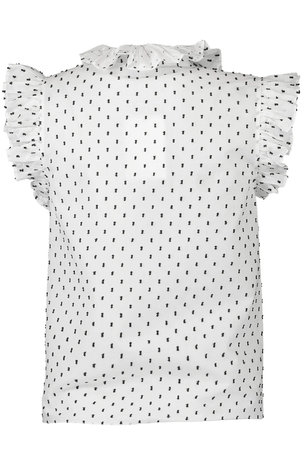 Marfa Top - White Black Dot - Image 2