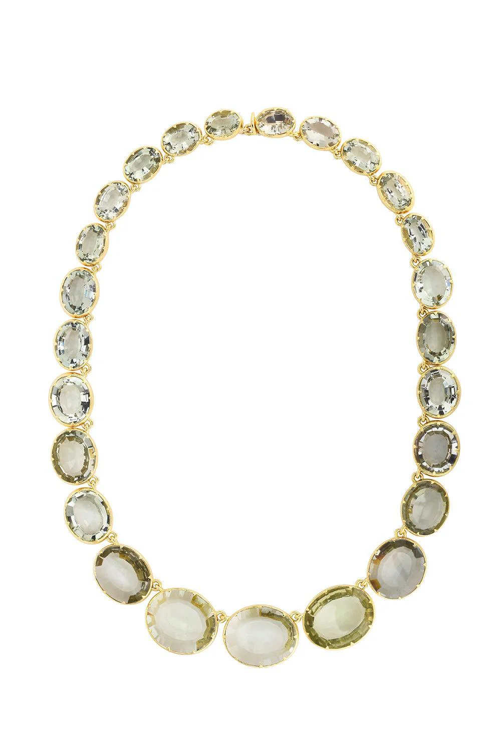 Green Amethyst Riviera Necklace