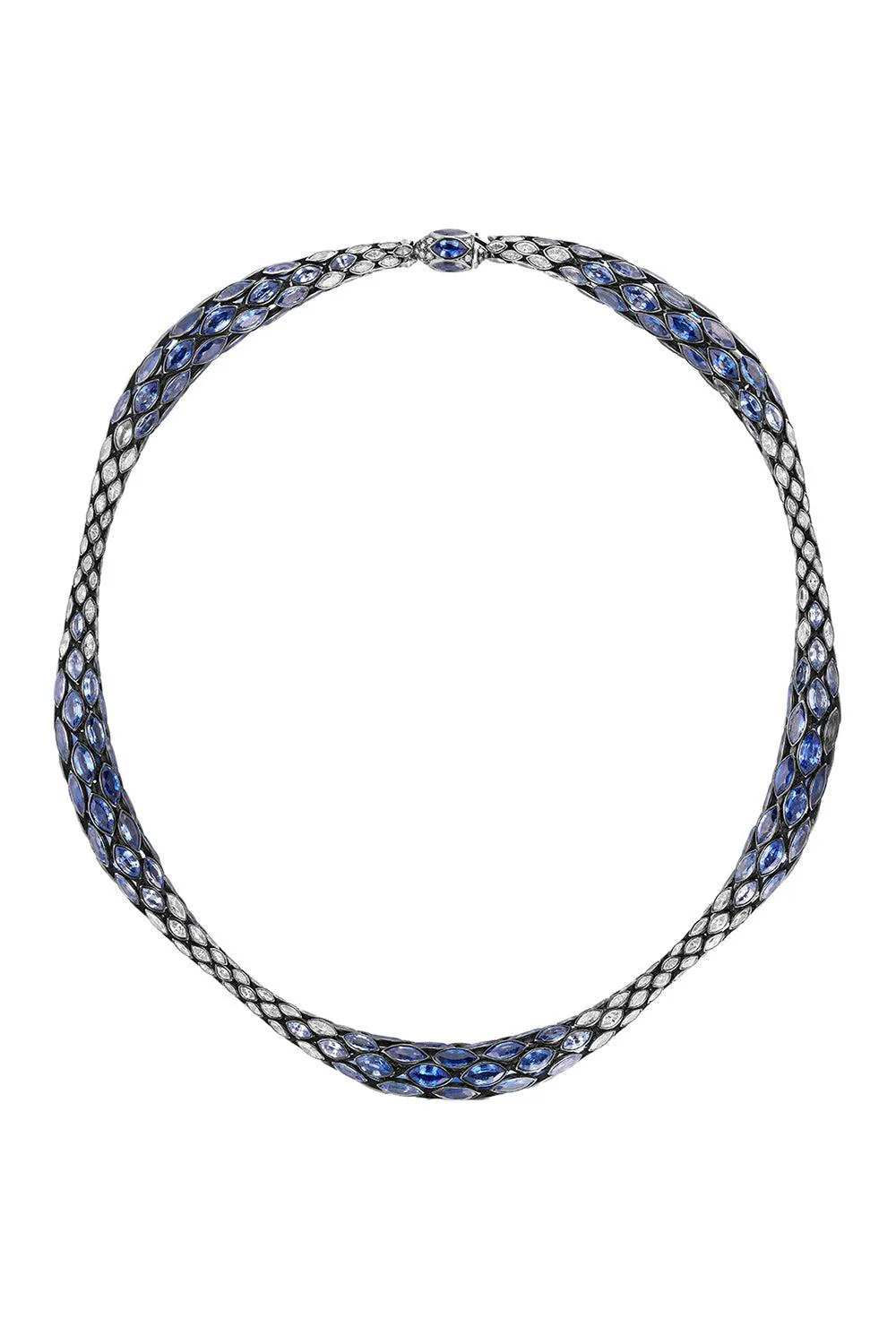 Sapphire Diamond Necklace