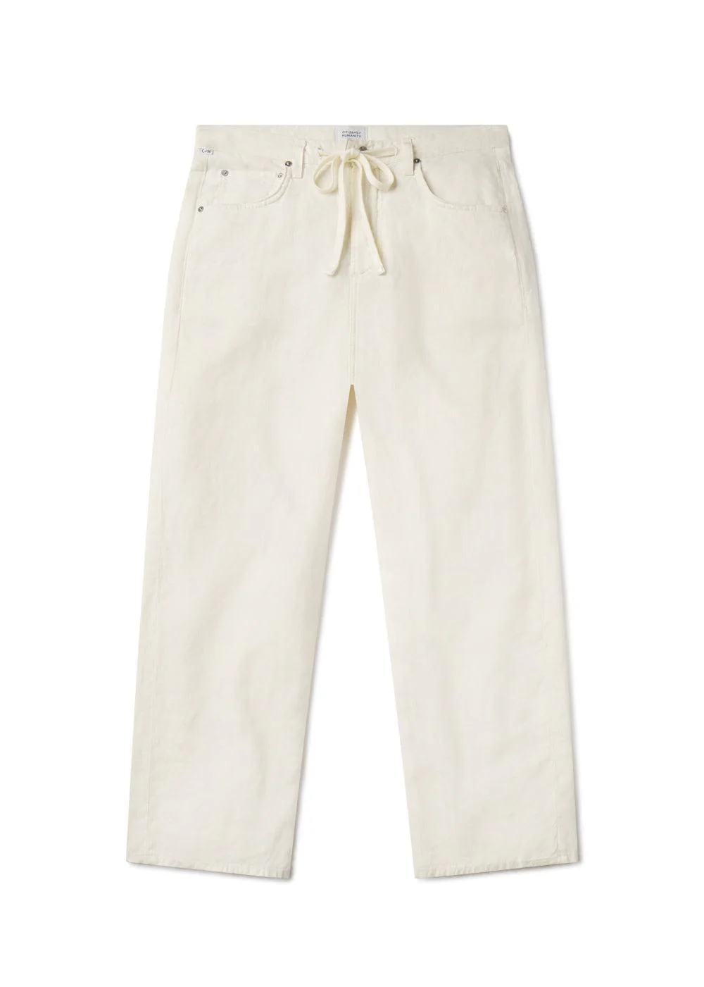 Brynn Drawstring Trouser - Vanilla