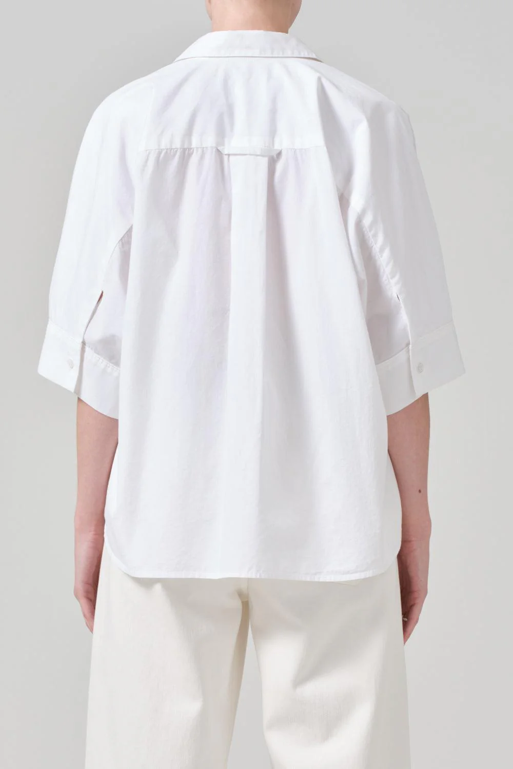 Claire Origami Shirt - Optic White - Image 3