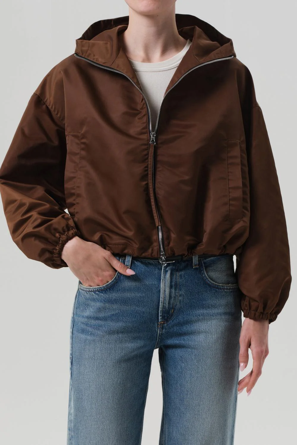 Cropped Windbreaker