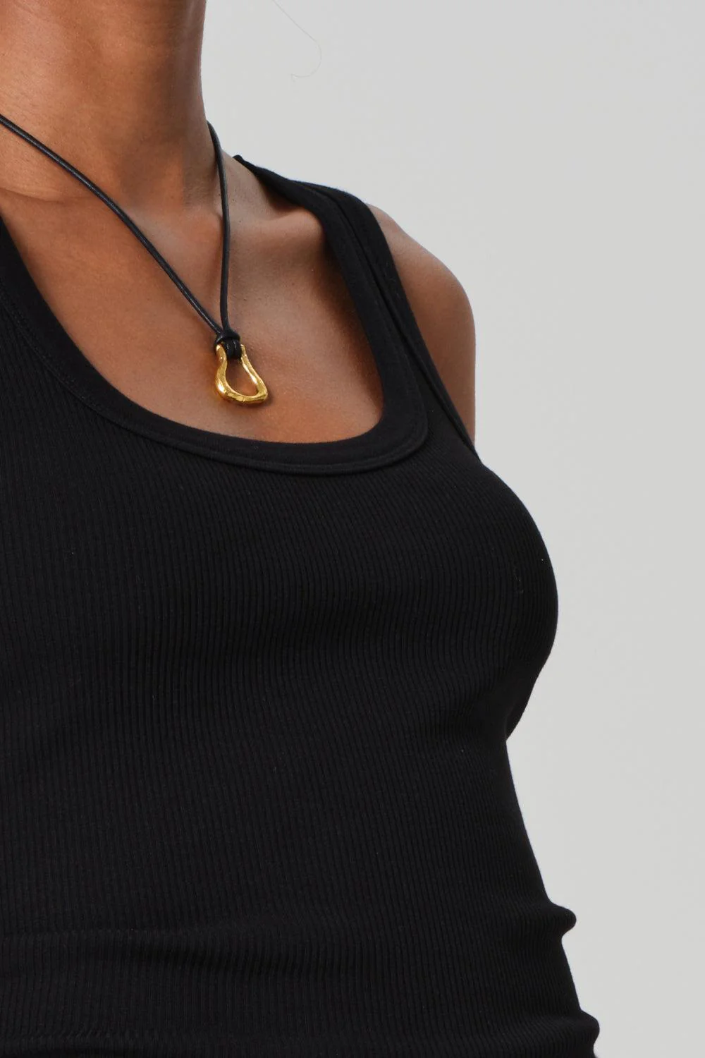 Faye Tank - Black - Image 3