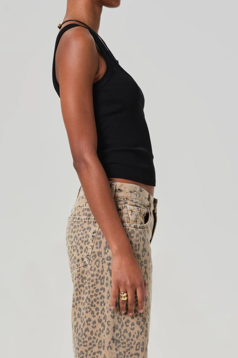 Faye Tank - Black - Image 5