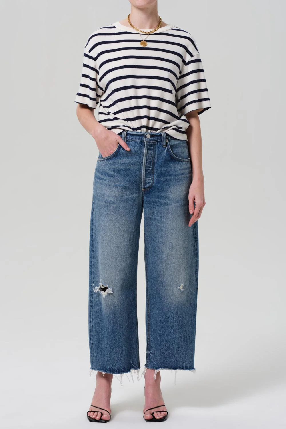 Goldie Stripe Tee - Image 2
