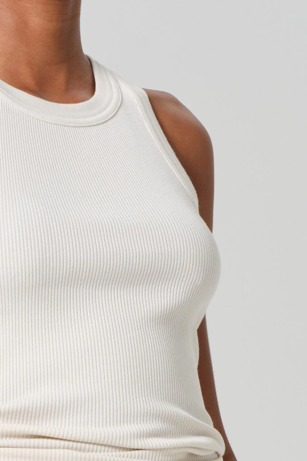 Isabel Rib Tank - Dune - Image 3