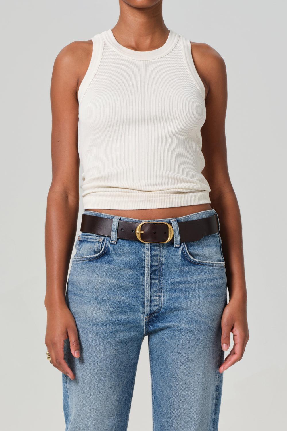 Isabel Rib Tank - Dune - Image 4
