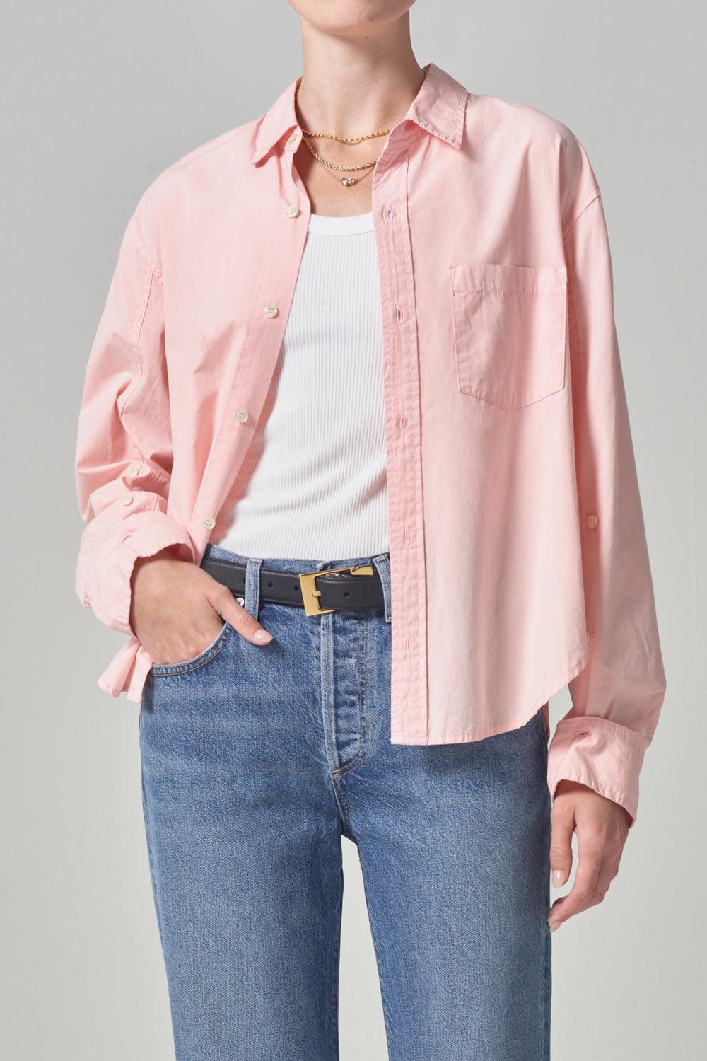 Shrunken Kayla Shirt - Roselle - Image 7