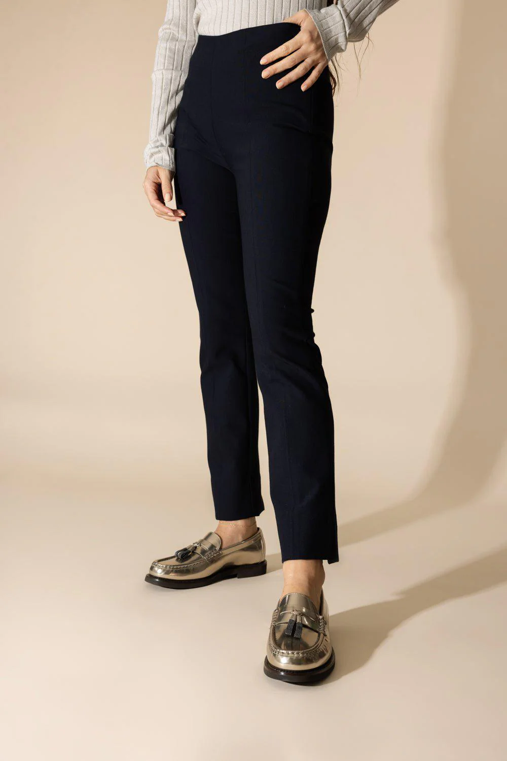 Classic Pull On Pant - Black - Image 3