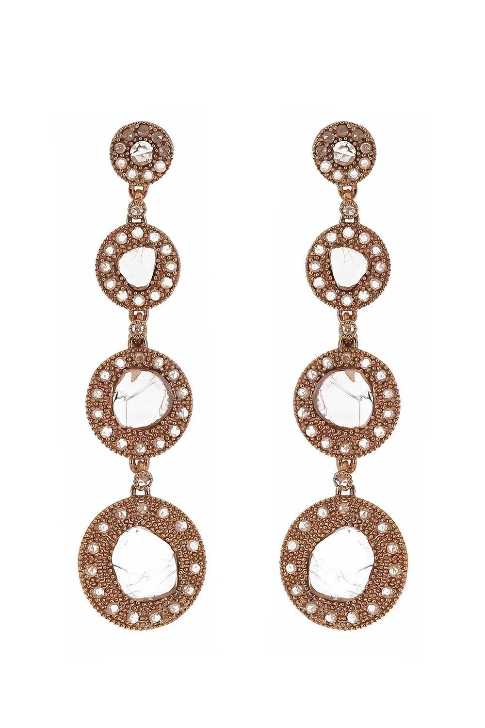 Diamond Eternity Drop Earrings