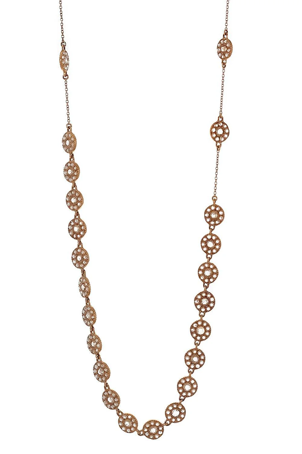Diamond Link Opera Necklace