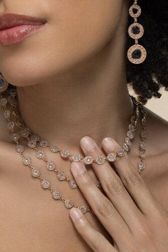 Diamond Link Opera Necklace - Image 2