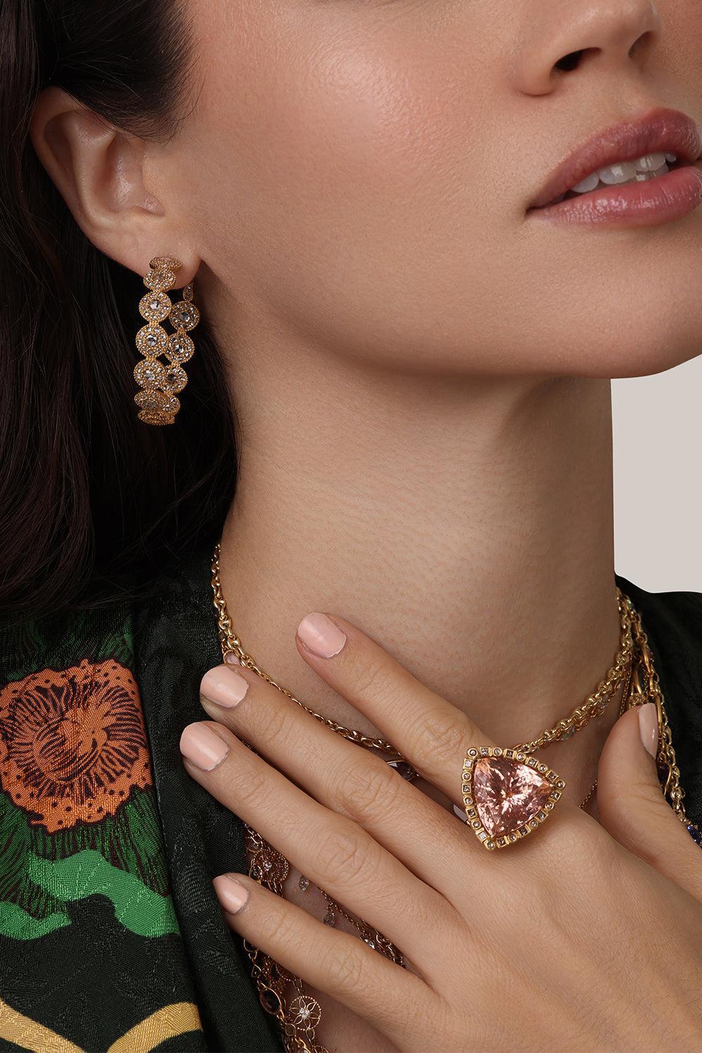 Diamond Opera Eternity Hoop Earrings - Image 3