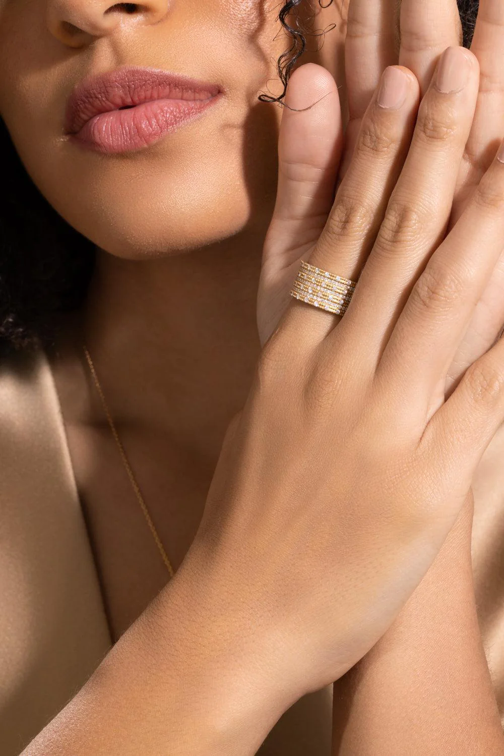 Diamond Paisley Band Ring - Image 4