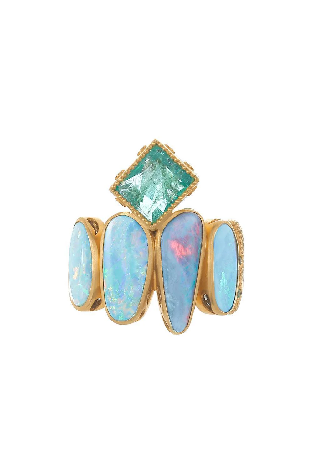 Opal Emerald Affinity Ring