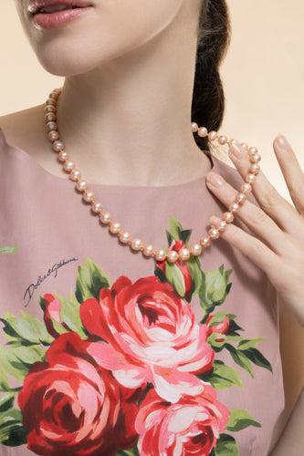 Pink Pearl Affinity Knotted Necklace - Image 3