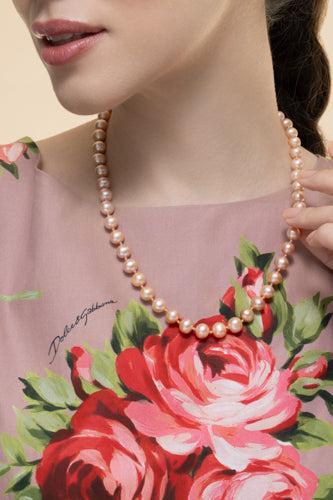 Pink Pearl Affinity Knotted Necklace - Image 4