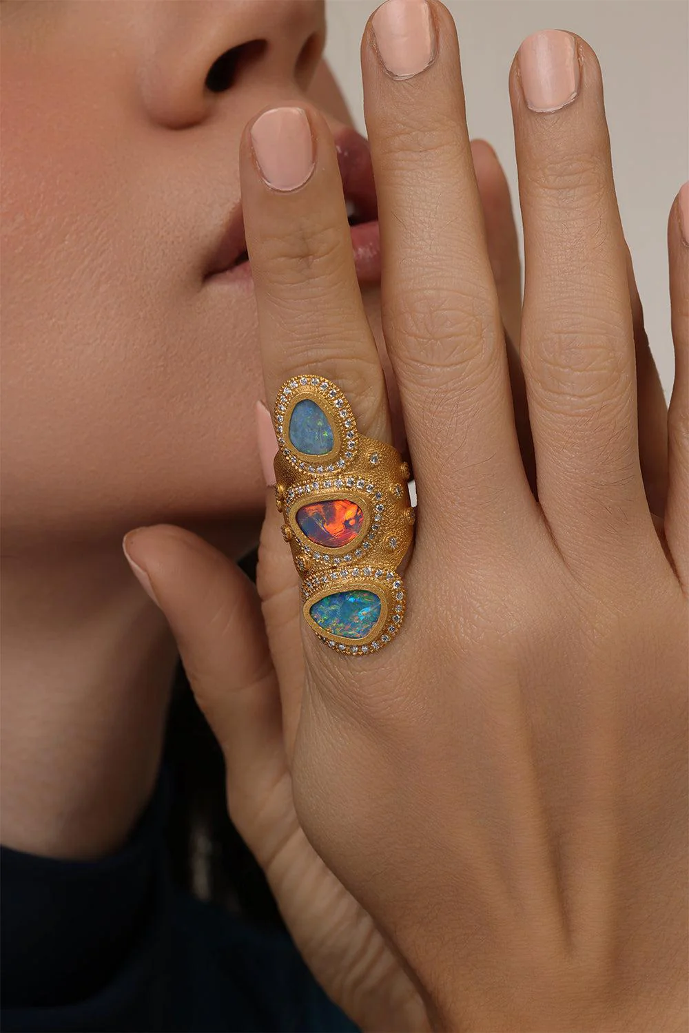 Triple Opal Affinity Ring - Image 4