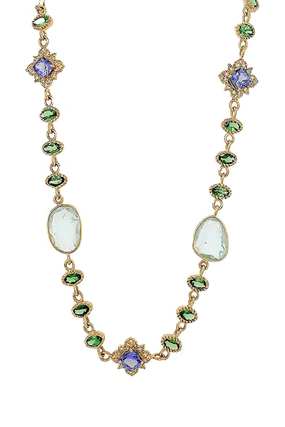 Tsavorite Trinetra Necklace