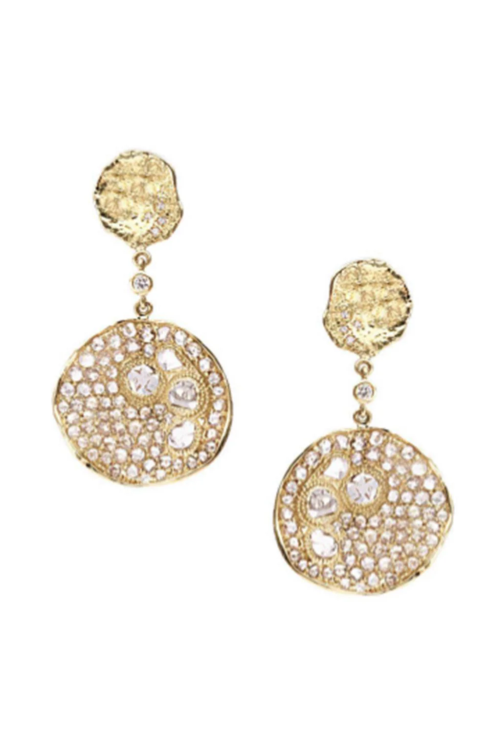 Wild Rose Serenity Double Drop Earrings