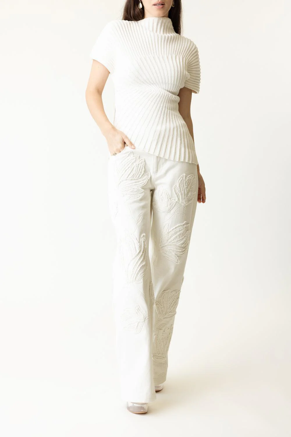 Annemie Top - Off White - Image 2
