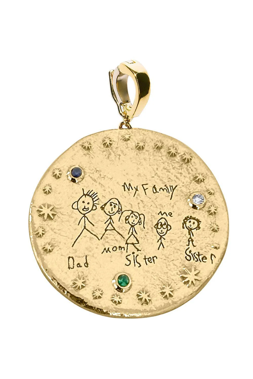Custom Family Drawing Coin