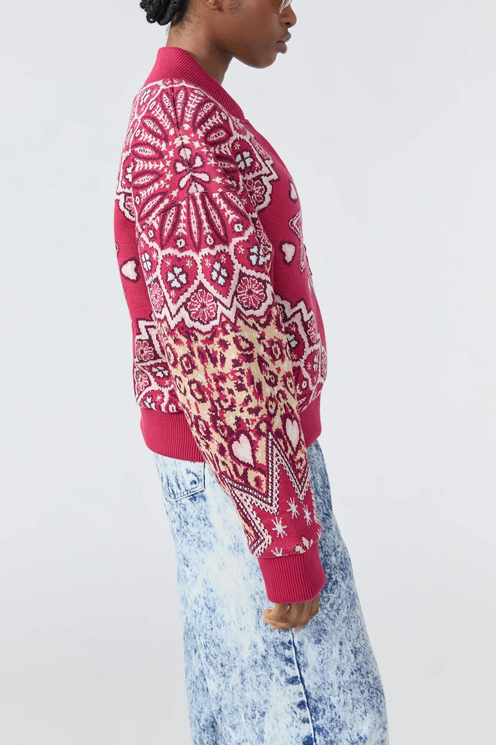 DALTON BOMBER JACKET - RED - Image 3