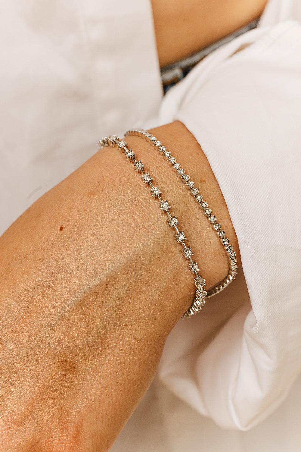 Ava Bea Interval Tennis Bracelet - Image 2