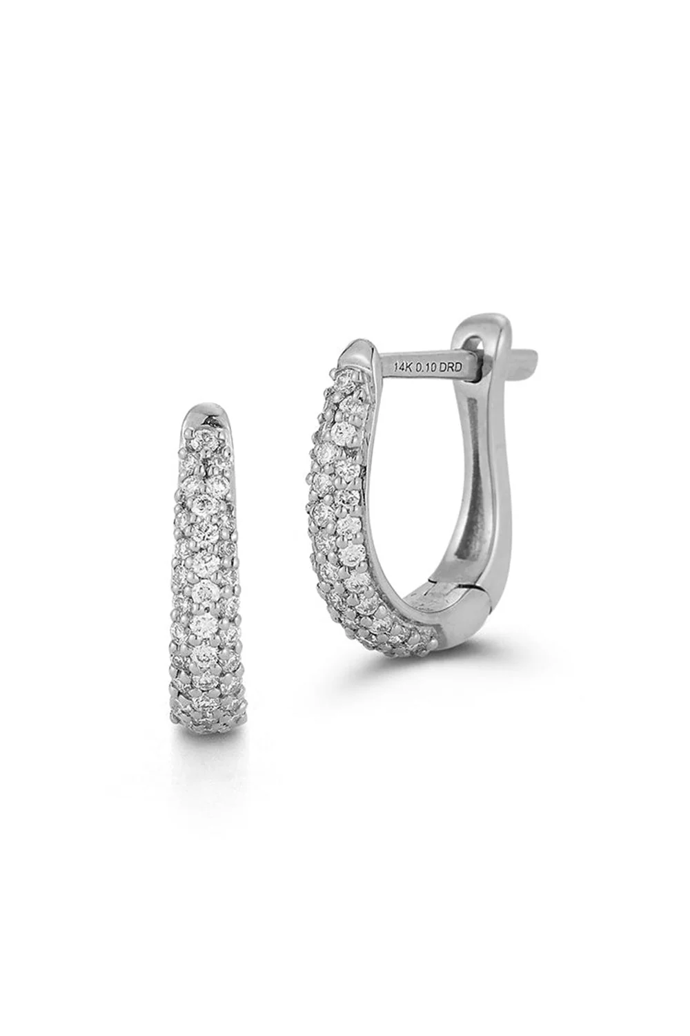 DRD Tapered Huggie Earrings