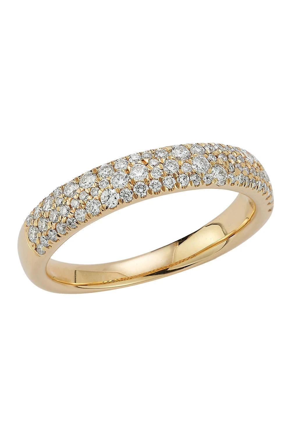 Large Diamond Sylvie Rose Ring - Yellow Gold