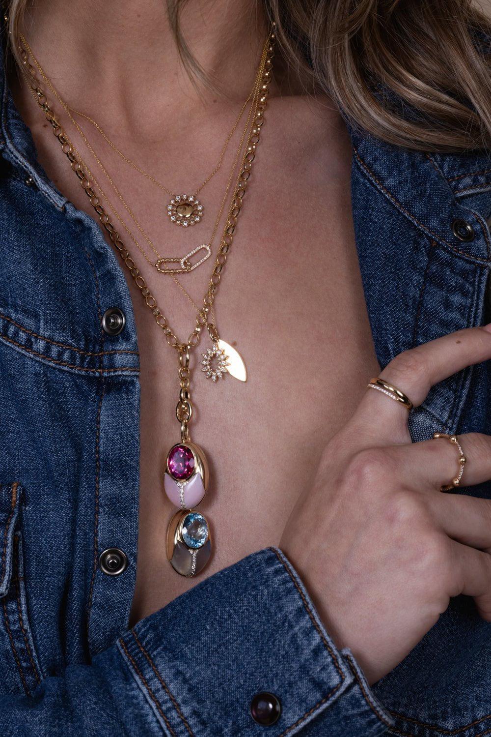 Poppy Rae Interlocking Pendant Necklace - Image 4