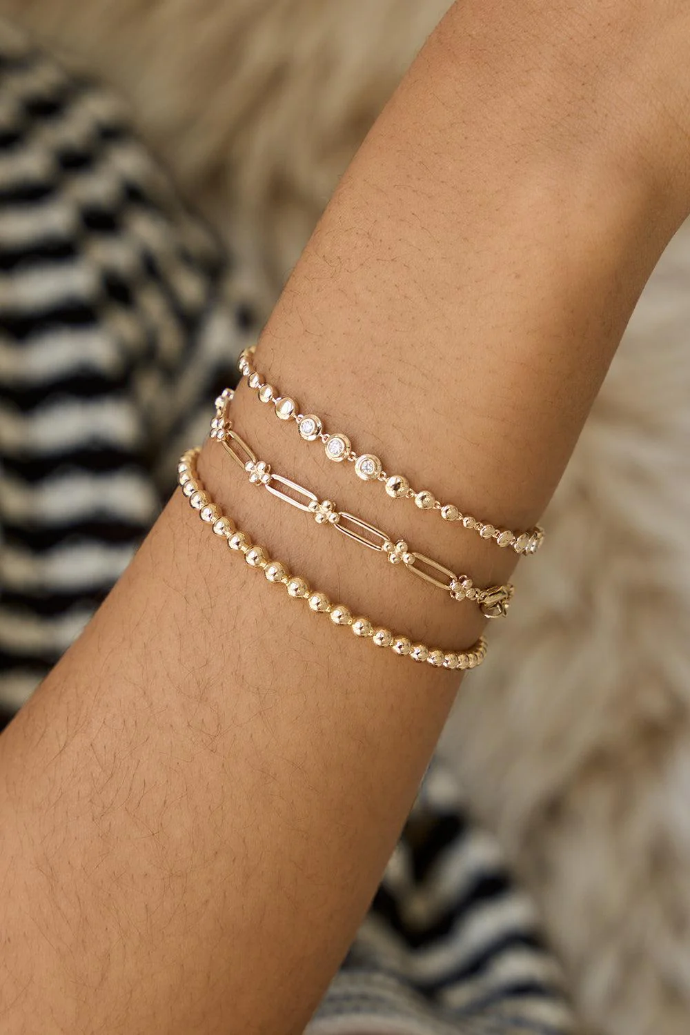 Poppy Rae Pebble Link Bracelet - Image 3