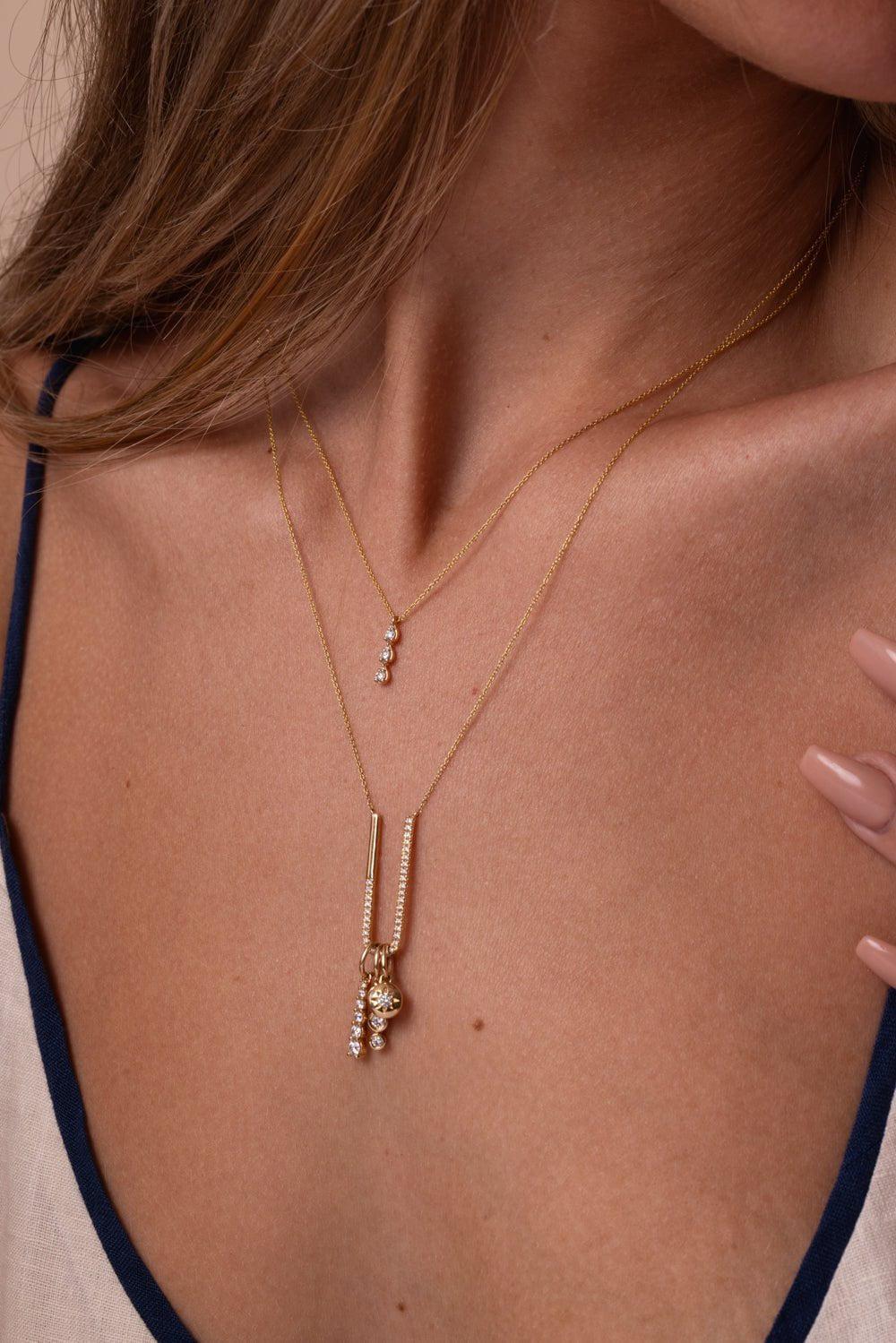 Sophia Ryan Triple Teardrop Necklace - Image 4