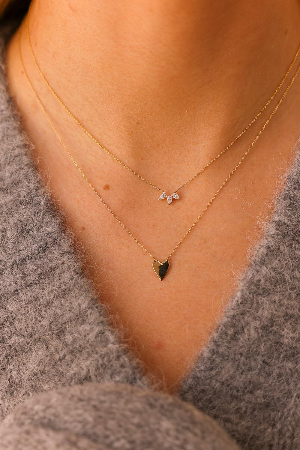 Taylor Elaine Trio Pear Necklace - Image 2