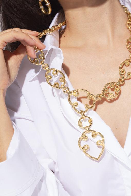 Arabesque Long Loop Necklace - Image 3