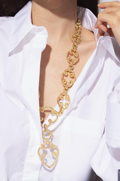 Arabesque Long Loop Necklace - Image 4