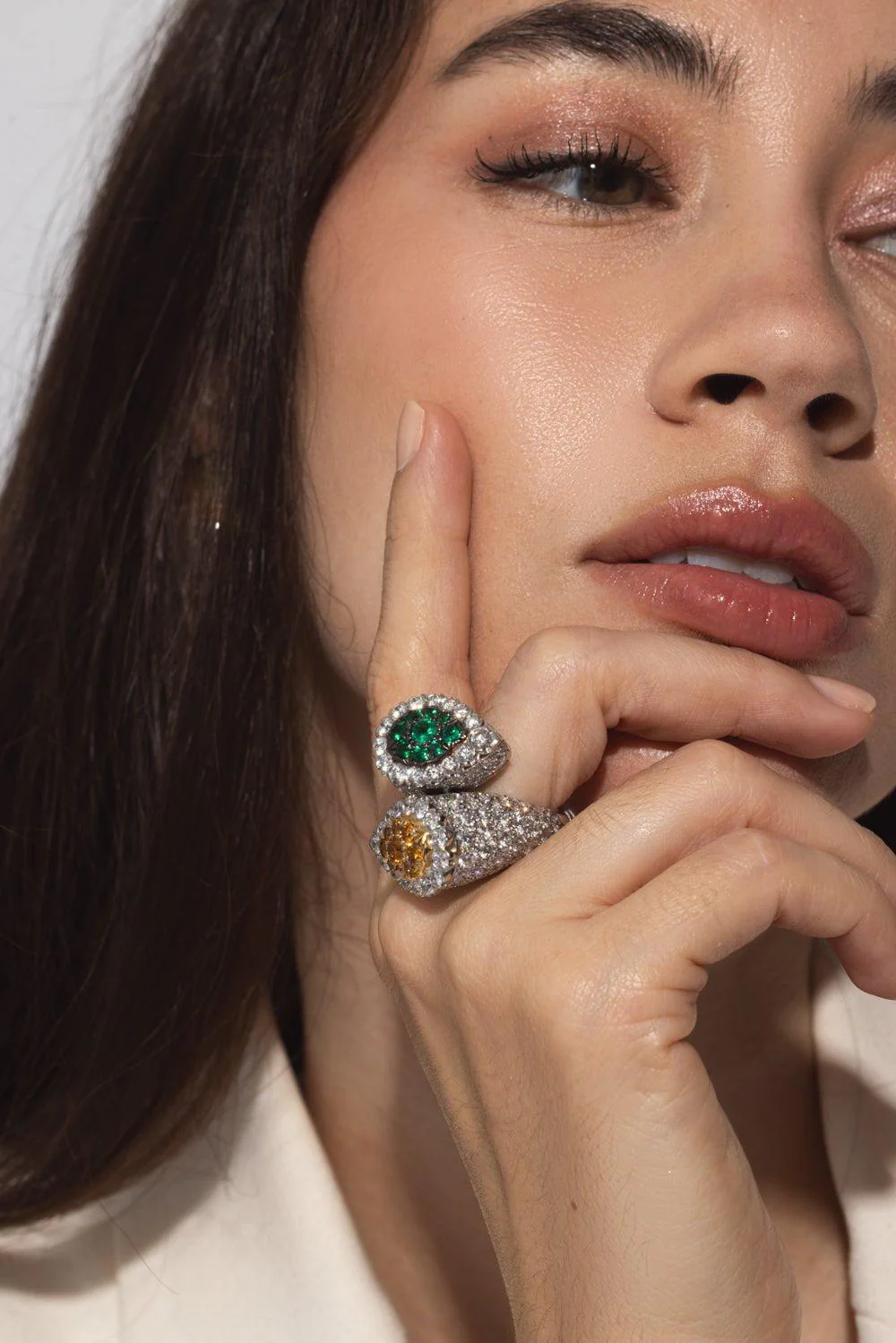 Ascot Diamond Crossover Ring - Image 2