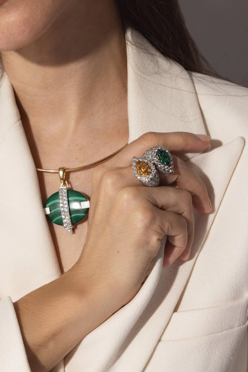 Ascot Diamond Crossover Ring - Image 4