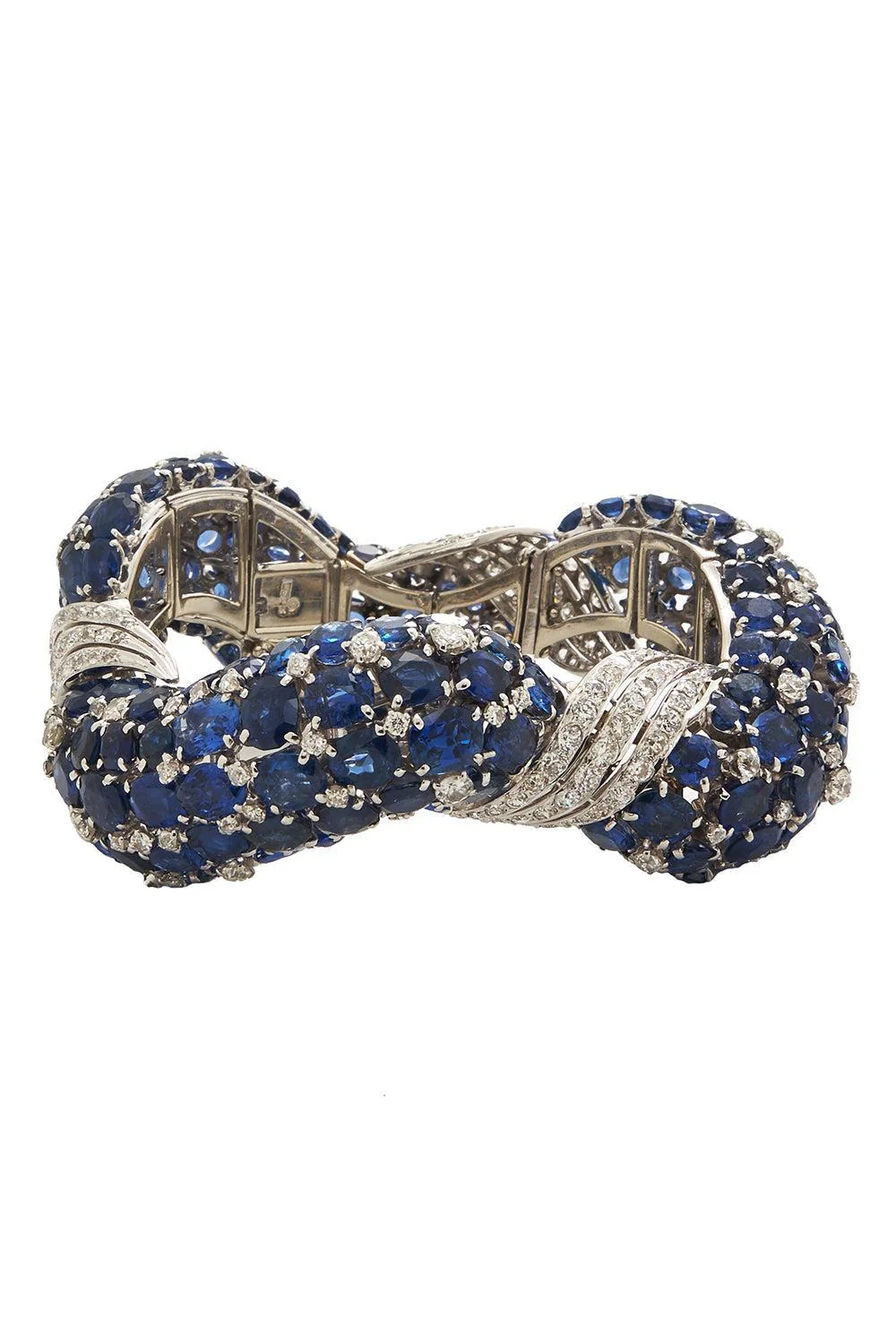 Blue Sapphire Diamond Bracelet