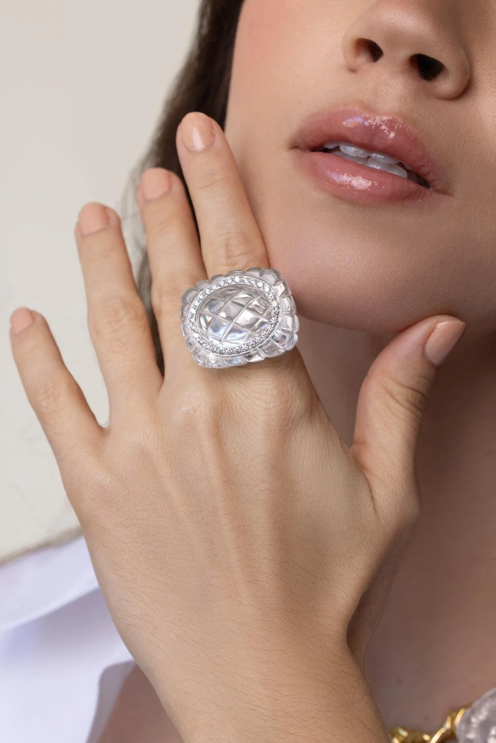 Crystal Pineapple Ring - Image 2