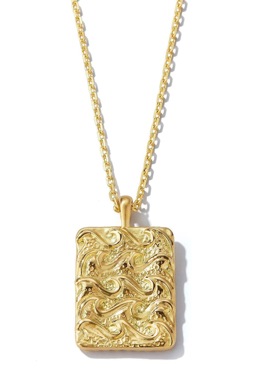 Diamond Aquarius Pendant Necklace