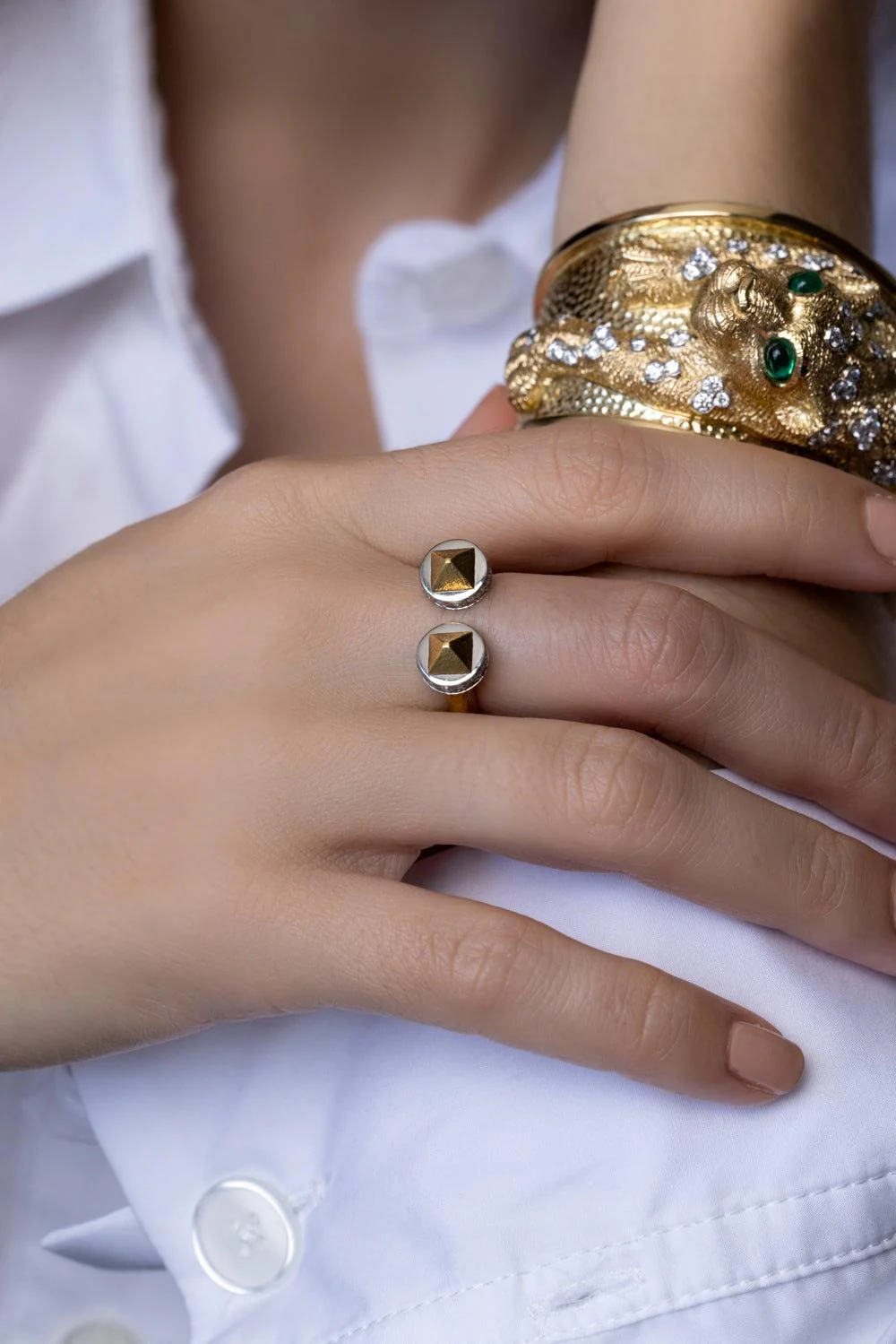 Diamond Bastille Ring - Image 2