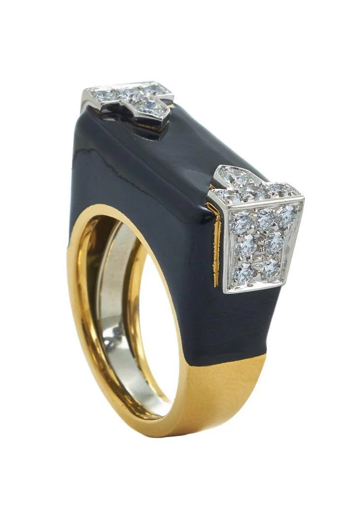 Diamond Black Hero Ring