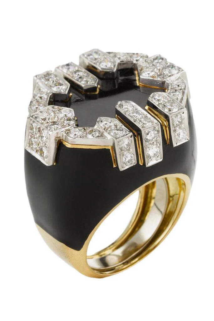 Diamond Black Ring
