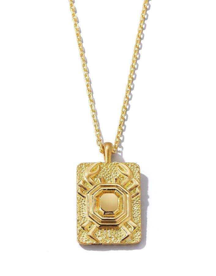 Diamond Cancer Pendant Necklace