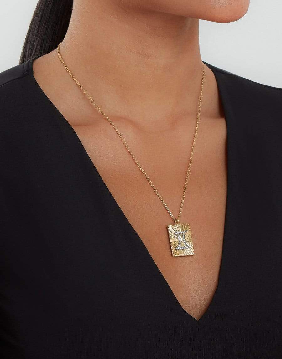 Diamond Gemini Zodiac Pendant Necklace - Image 2