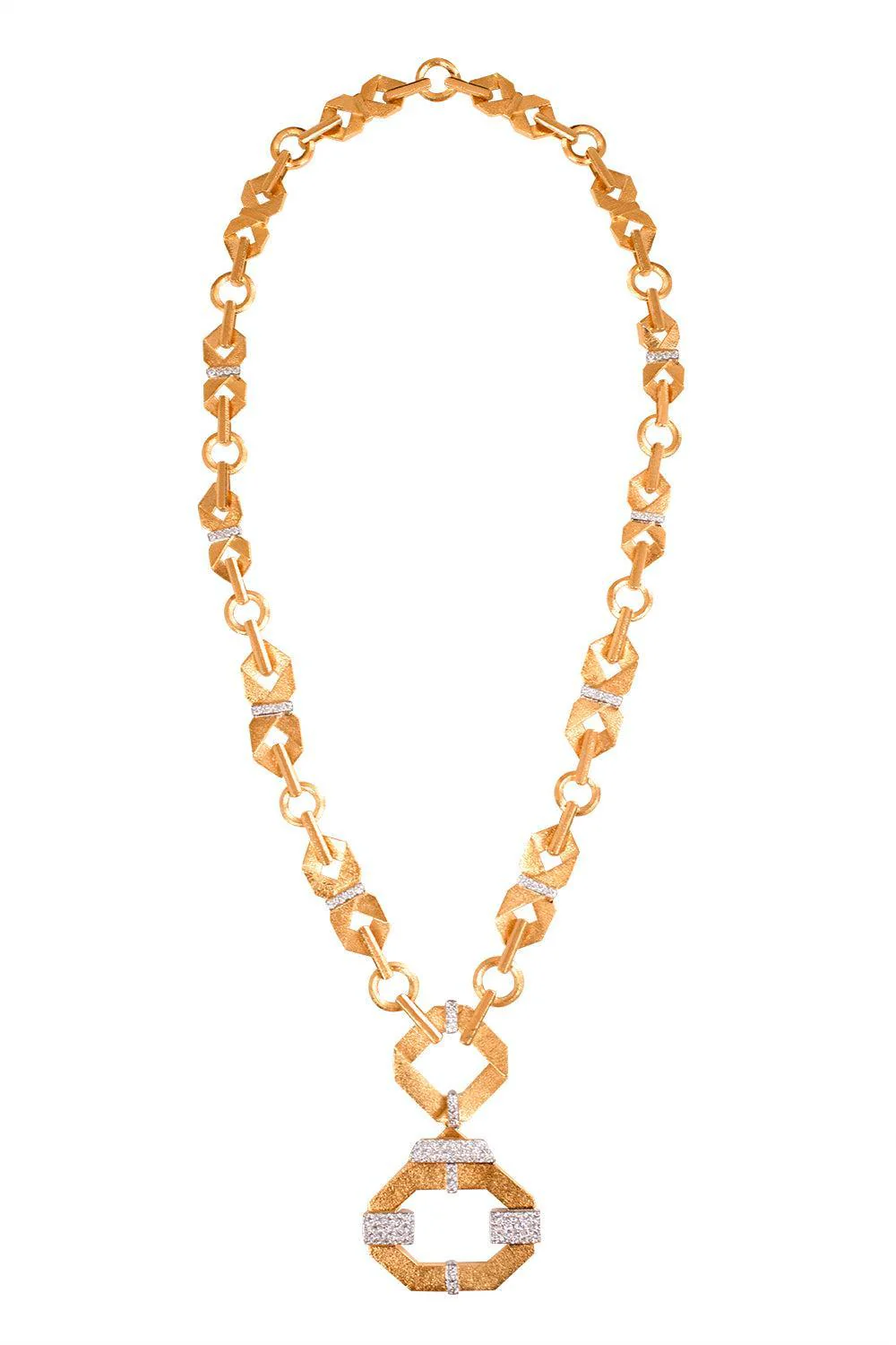 Diamond Origami Necklace