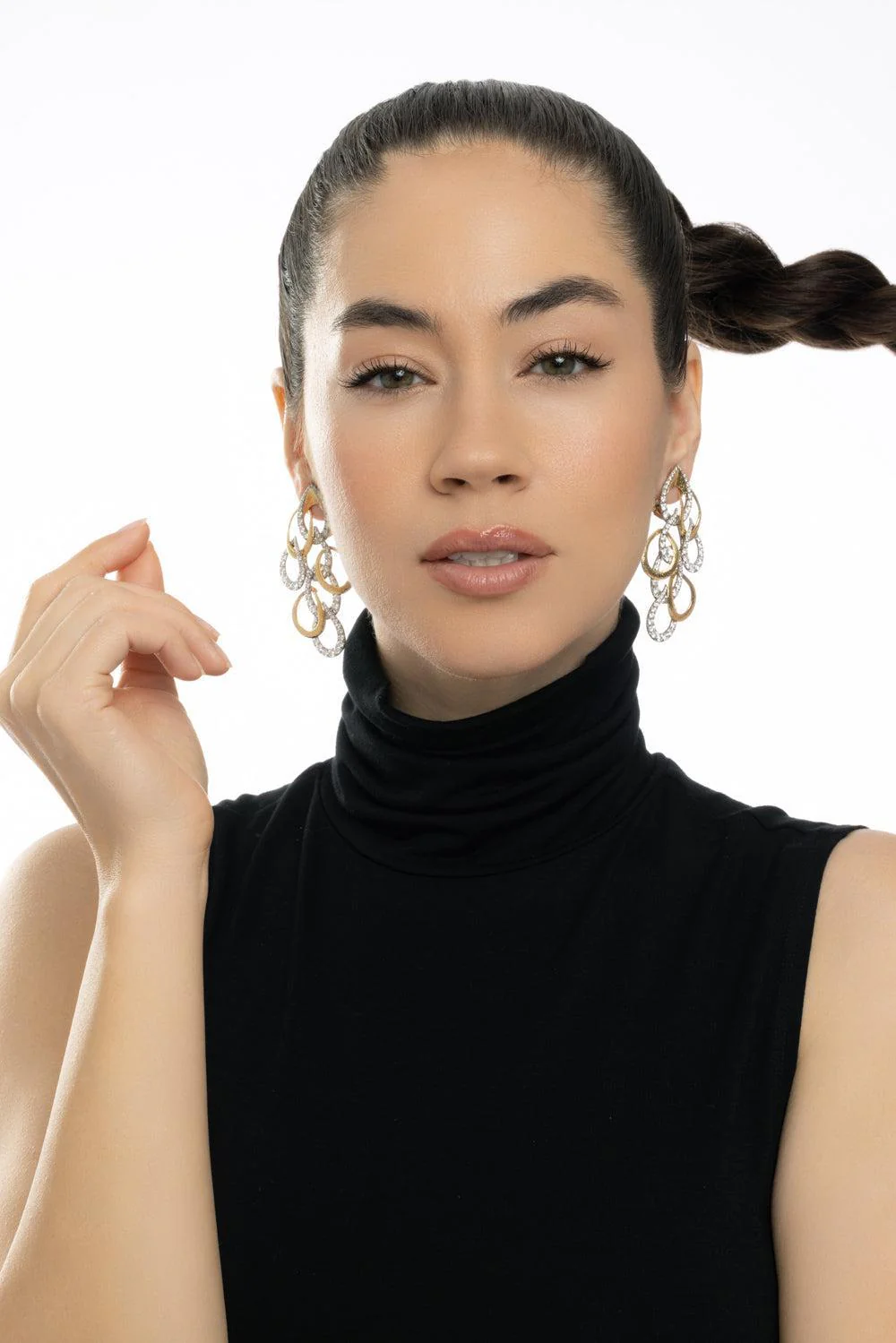 Diamond Overflow Earrings - Image 3